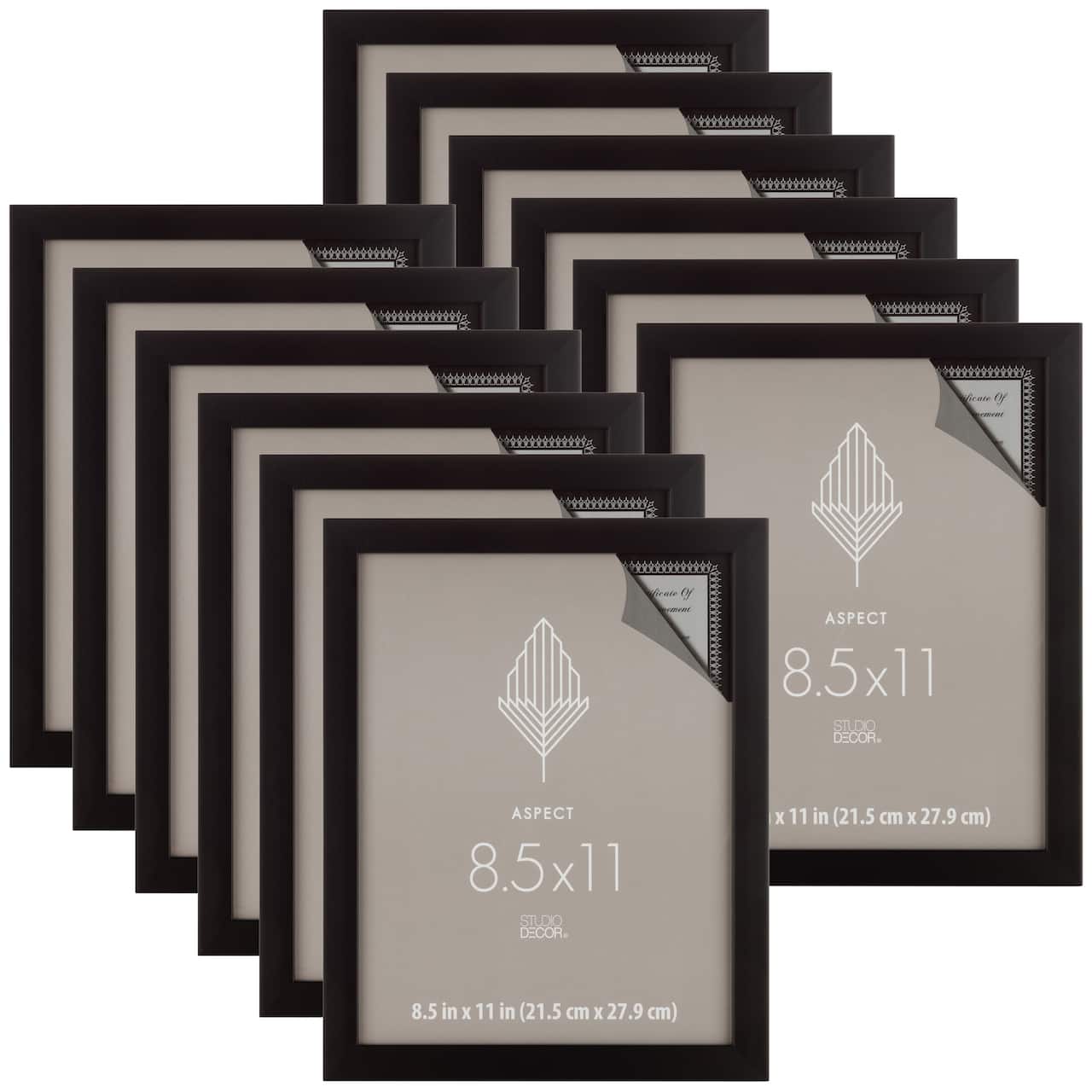 12 Pack: Black Narrow Frame, Aspect by Studio Décor®
